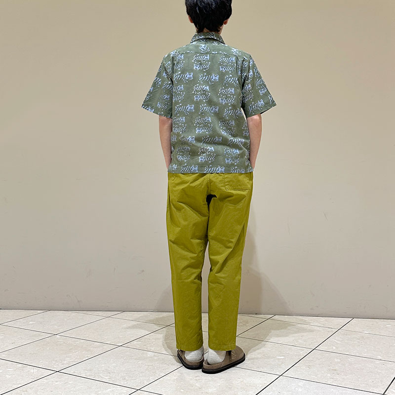 ティグルブロカンテ TIGREブロックプリント BOX S/Sシャツ unisex