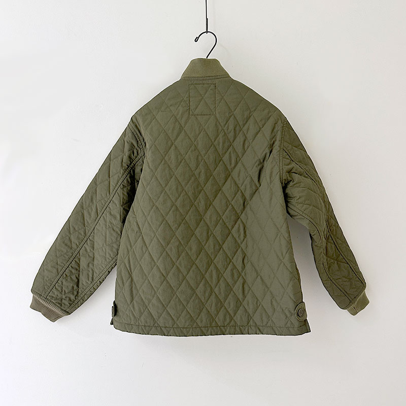 ティグルブロカンテ ナイロンツイルキルティング ボンバーマンリブジャケット unisex