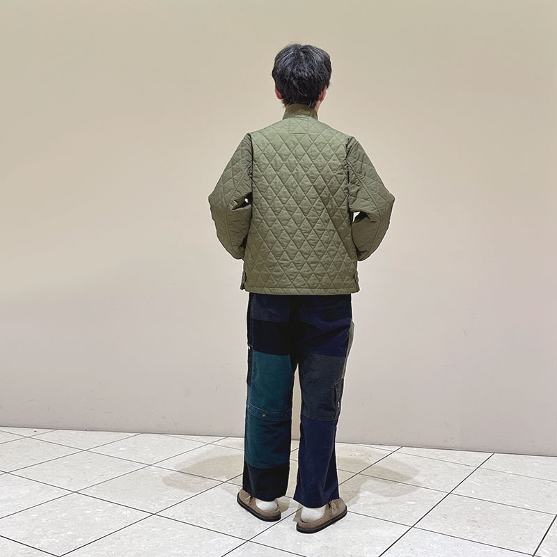 ティグルブロカンテ ナイロンツイルキルティング ボンバーマンリブジャケット unisex