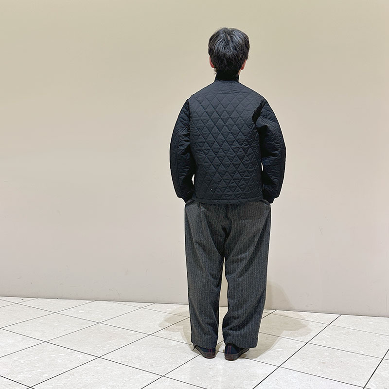ティグルブロカンテ ナイロンツイルキルティング ボンバーマンリブジャケット unisex