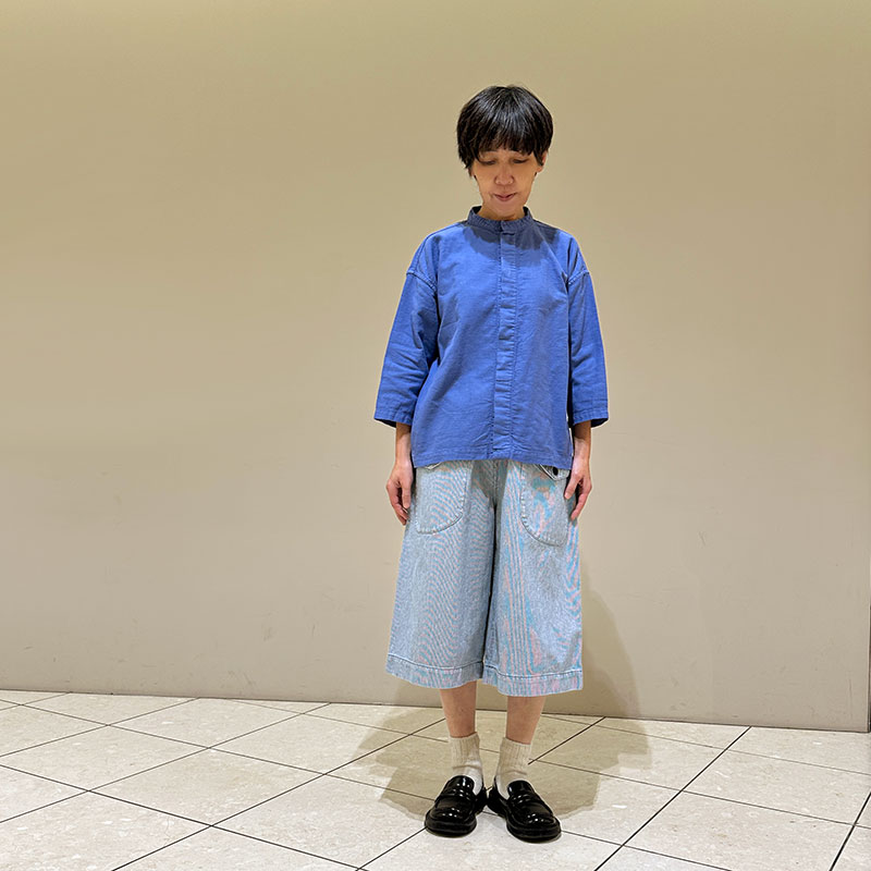 ティグルブロカンテ スモールヒッコリー カーゴキュロットパンツ Fade