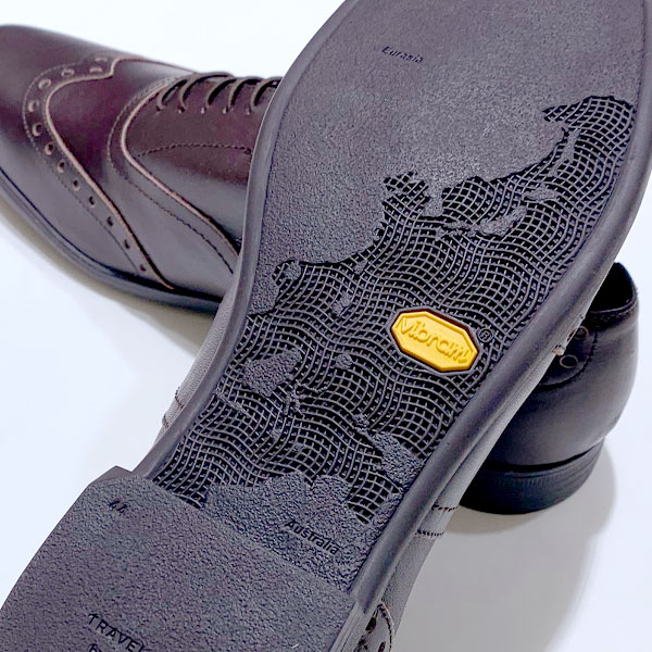 ショセ TRAVEL SHOES ウィングチップ ダークブラウン SIZE 35のみ