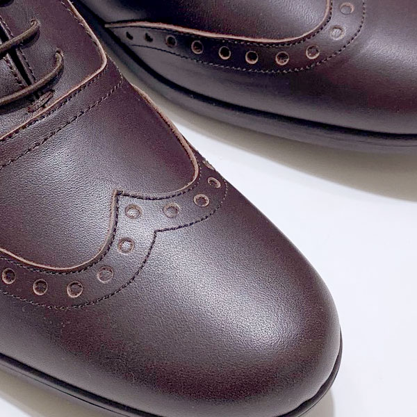 ショセ TRAVEL SHOES ウィングチップ ダークブラウン SIZE 35のみ