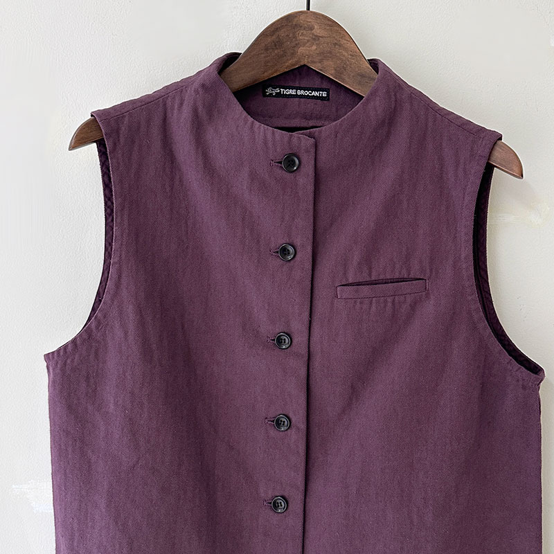 ティグルブロカンテ BDヘリンボン ボトルネックベスト | TIGRE