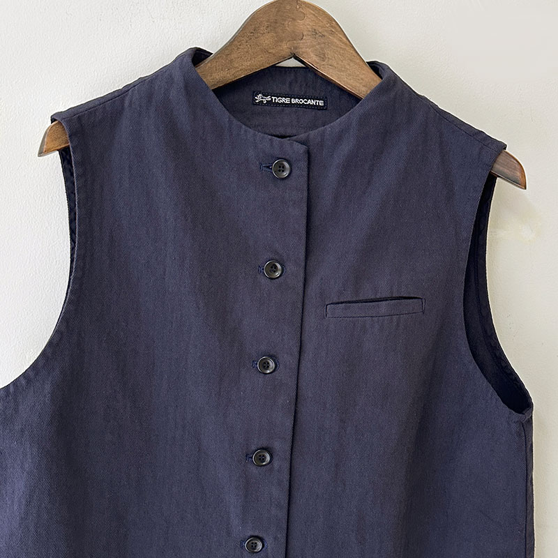 ティグルブロカンテ BDヘリンボン ボトルネックベスト | TIGRE