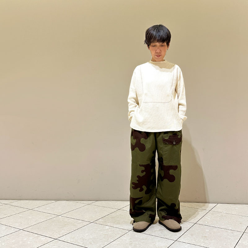 ティグルブロカンテ アーミーワッフル 3シームL/ST unisex Natural