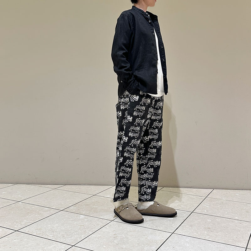 ティグルブロカンテ TIGREブロックプリント タゴサクロングパンツ unisex