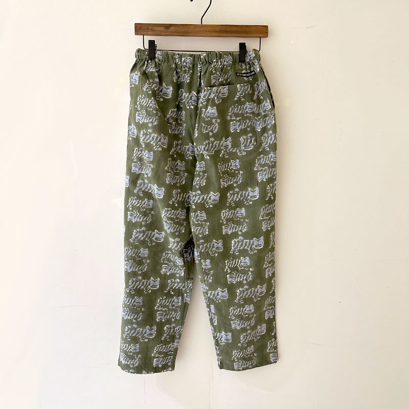 ティグルブロカンテ TIGREブロックプリント タゴサクロングパンツ unisex