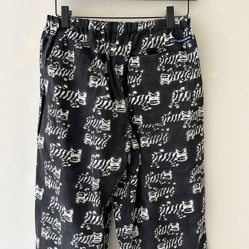 ティグルブロカンテ TIGREブロックプリント タゴサクロングパンツ unisex