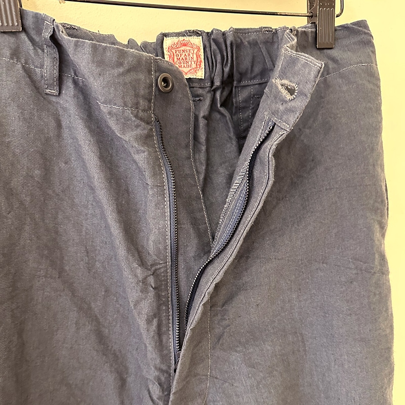 FUNSET OF ART ファンセットオブアート 和紙リネンウェザーバルーンパンツ