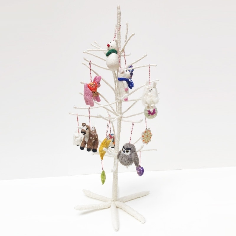 ティグルブロカンテ フェルト クリスマスツリー White