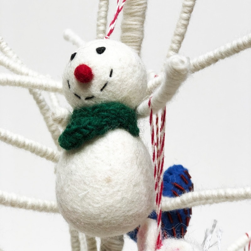 ティグルブロカンテ フェルト クリスマスツリー White