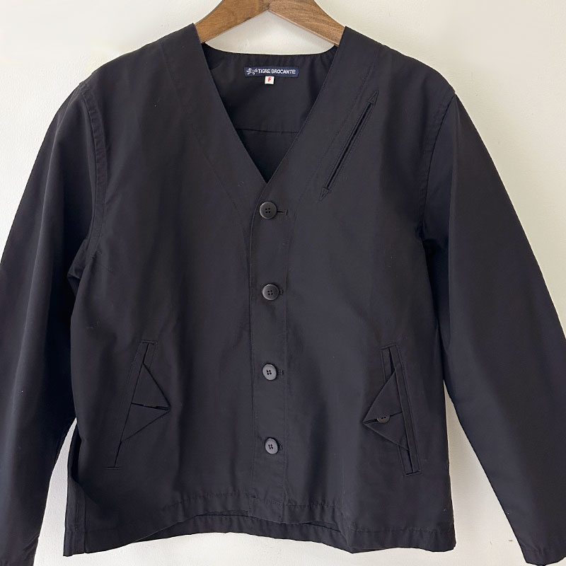 ティグルブロカンテ C/Nライトグログラン フラップカーディガン unisex