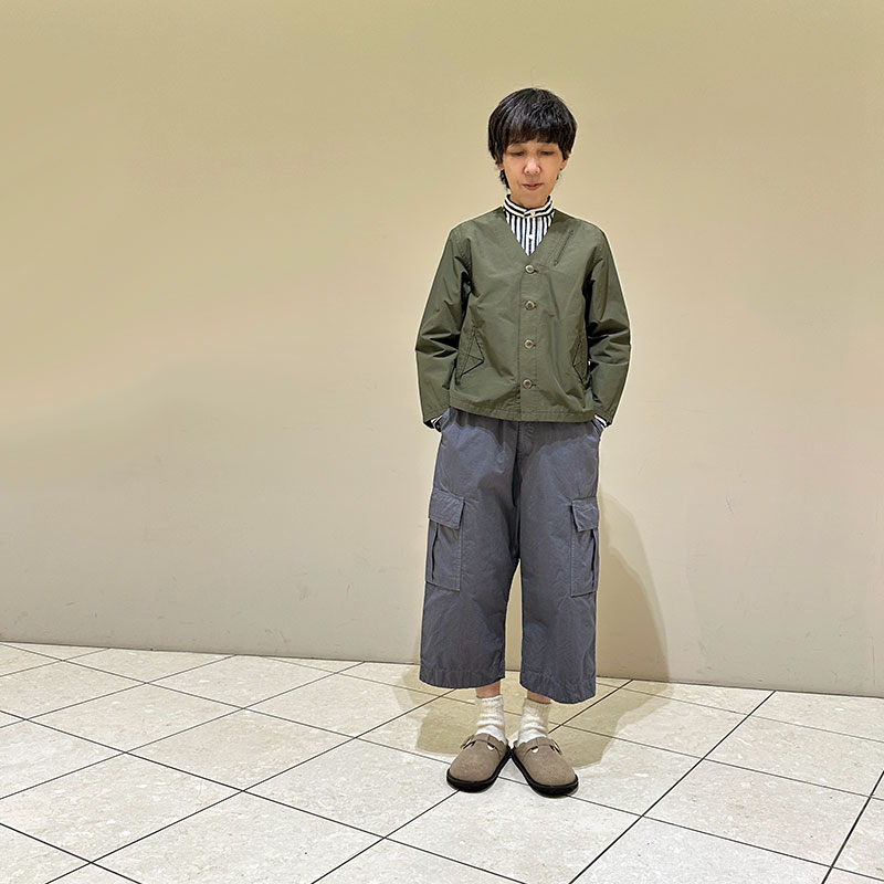 ティグルブロカンテ C/Nライトグログラン フラップカーディガン unisex