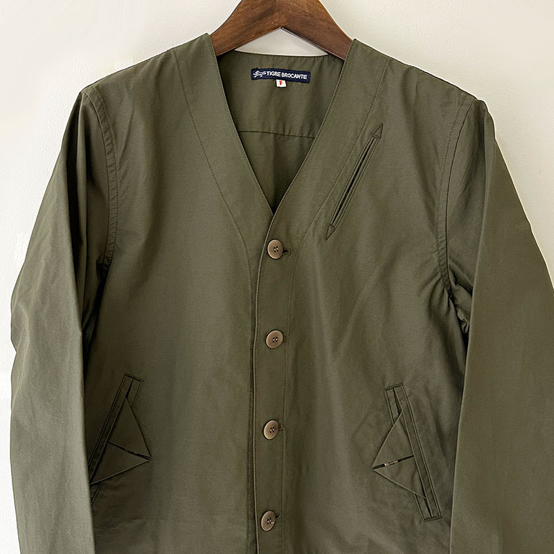 ティグルブロカンテ C/Nライトグログラン フラップカーディガン unisex