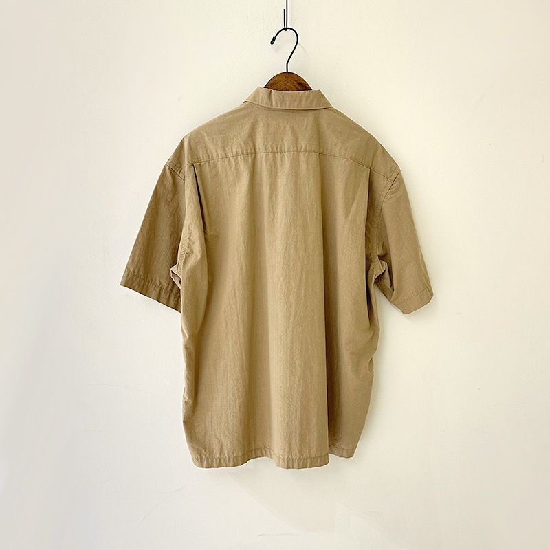 ティグルブロカンテ コットンナイロンリップ ワークポロシャツ unisex Beige