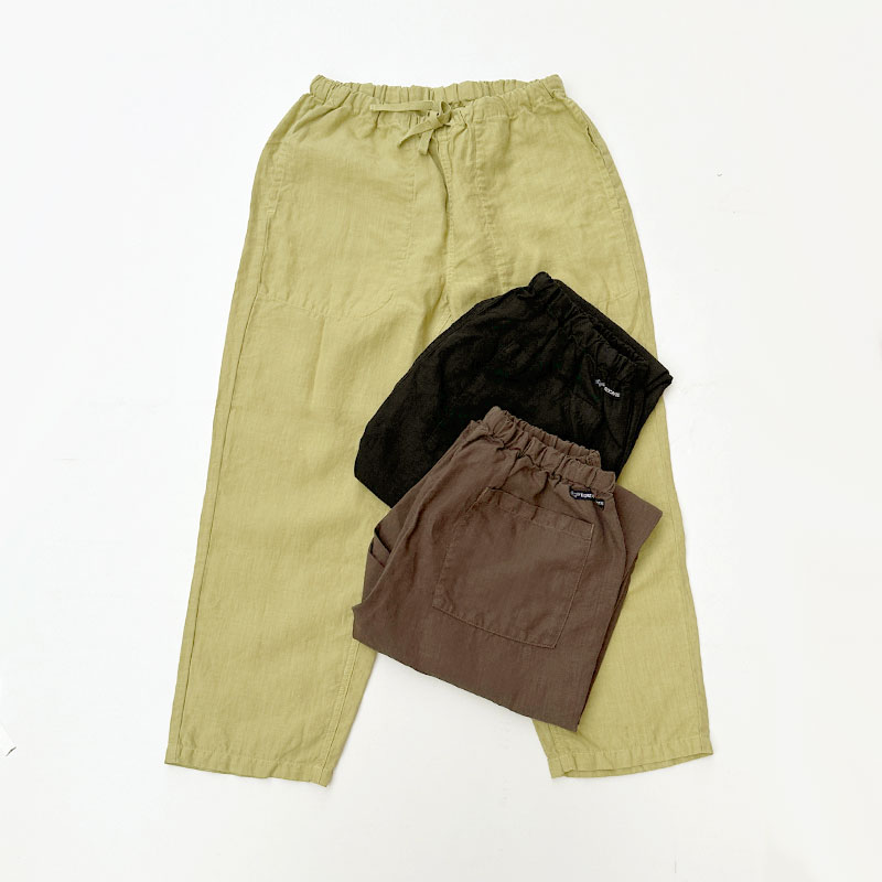 ティグルブロカンテ 40/1中密度リネン タゴサクパンツ unisex