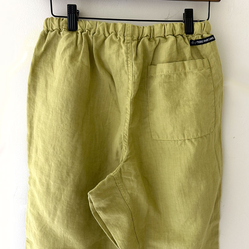 ティグルブロカンテ 40/1中密度リネン タゴサクパンツ unisex