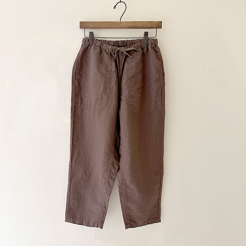 ティグルブロカンテ 40/1中密度リネン タゴサクパンツ unisex