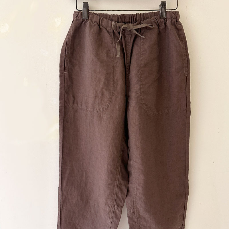 ティグルブロカンテ 40/1中密度リネン タゴサクパンツ unisex