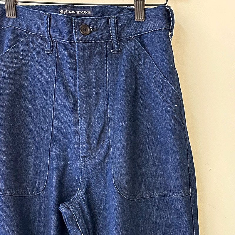 ティグルブロカンテ 11.5ozデニム ベイカーパンツ unisex Indigo