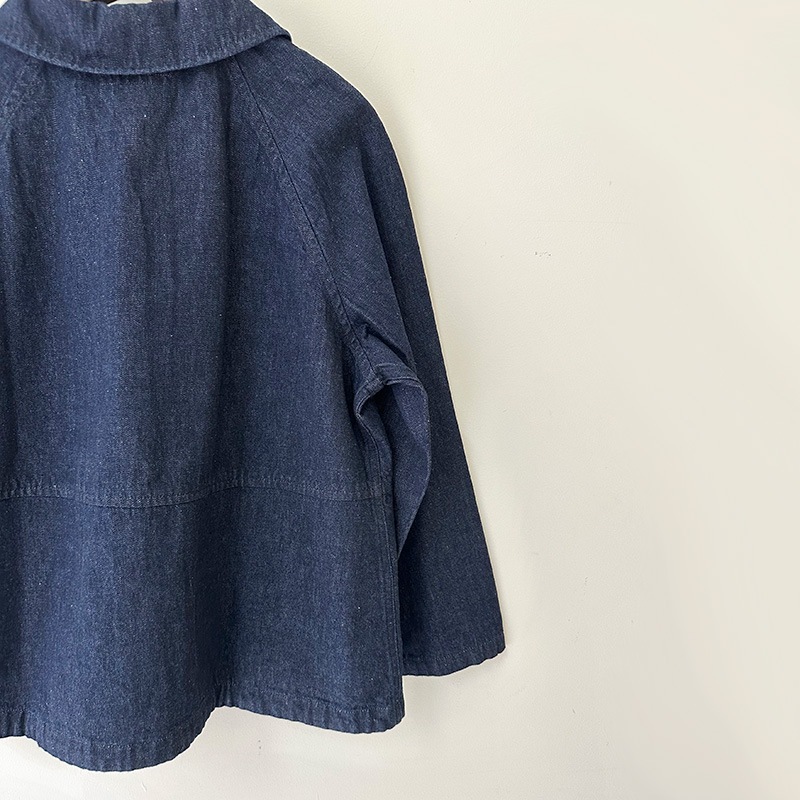 ティグルブロカンテ MADE IN INDIGO カバーオール ティグルブロカンテ デニム ジャケット カバーオール インディゴ 綿100