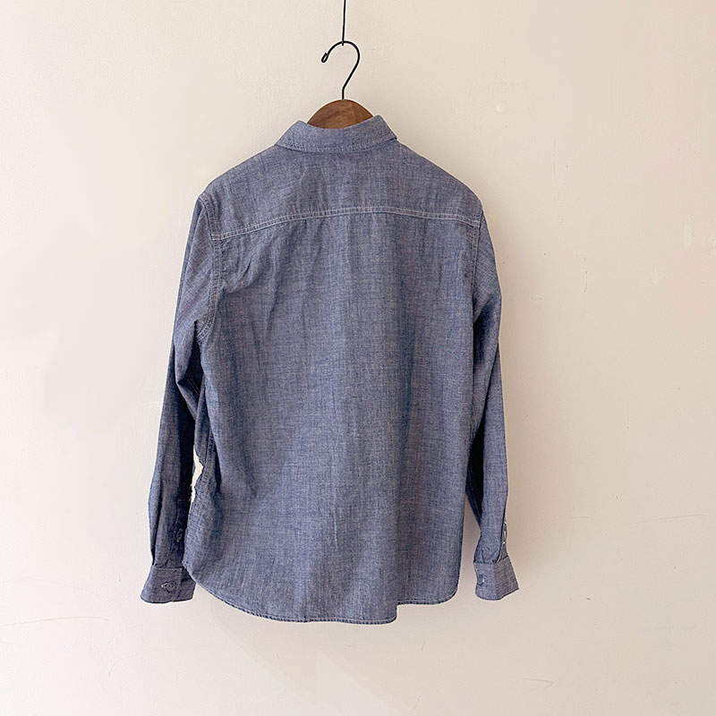 再入荷　ティグルブロカンテ kakei boys刺繍 レギュラーワークシャツ unisex indigo