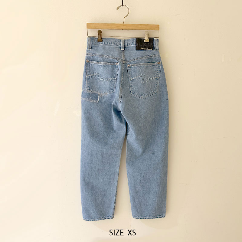 ティグルブロカンテ 12.75ozDenim Big5Pocketパンツ unisex Hand Damage