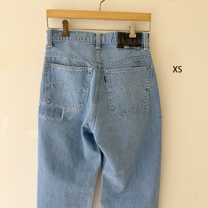 ティグルブロカンテ 12.75ozDenim Big5Pocketパンツ unisex Hand Damage