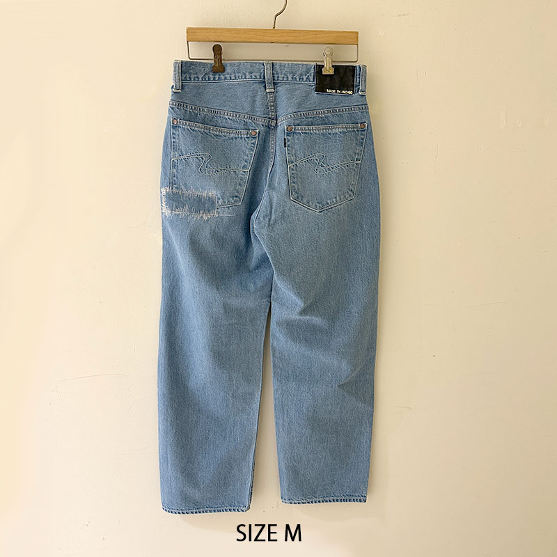 ティグルブロカンテ 12.75ozDenim Big5Pocketパンツ unisex Hand Damage