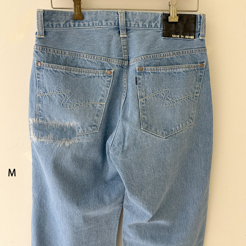 ティグルブロカンテ 12.75ozDenim Big5Pocketパンツ unisex Hand Damage