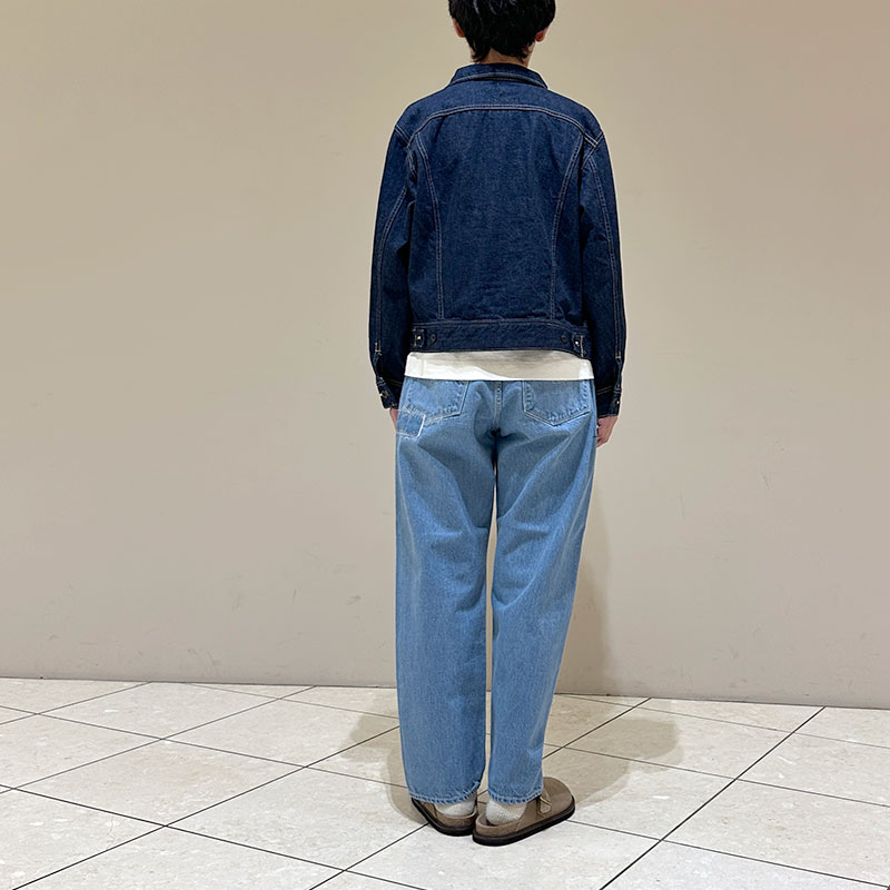 ティグルブロカンテ 12.75ozDenim Big5Pocketパンツ unisex Hand Damage