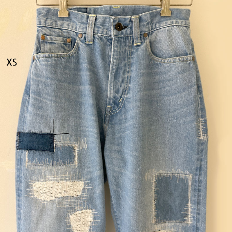ティグルブロカンテ 12.75ozDenim Big5Pocketパンツ unisex Hand Damage