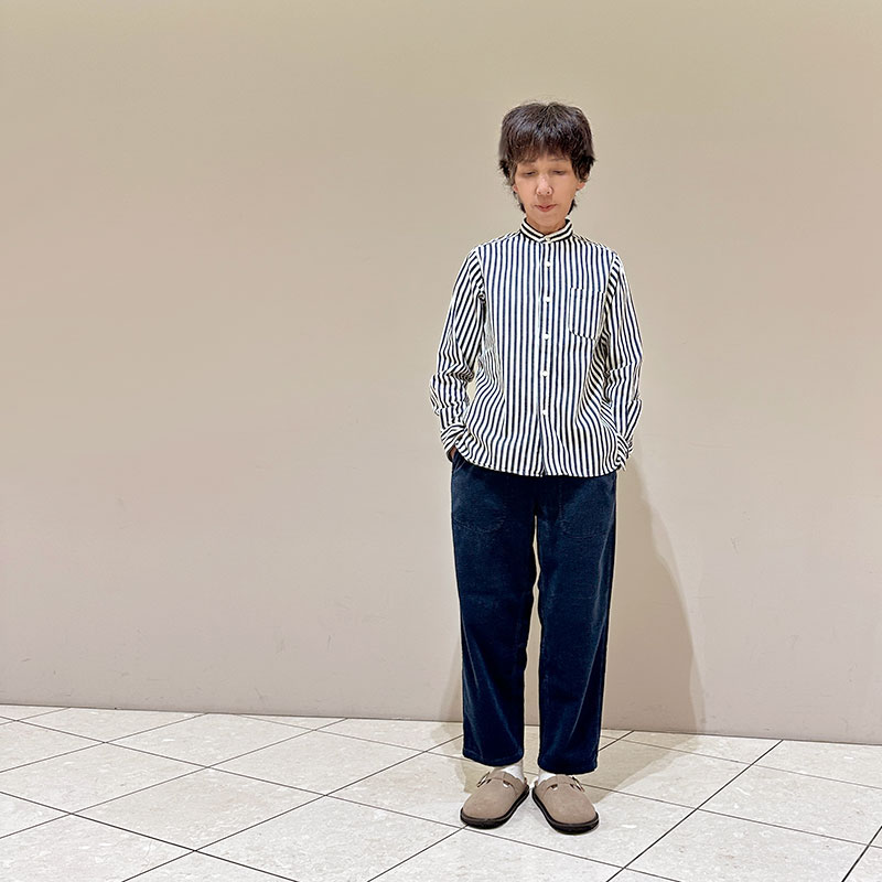 ティグルブロカンテ シアサッカーコール タゴサクロングパンツ unisex