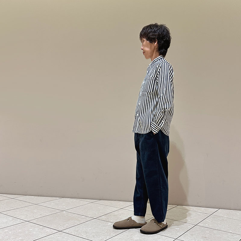 ティグルブロカンテ シアサッカーコール タゴサクロングパンツ unisex