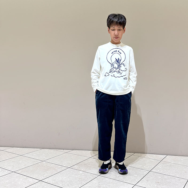 ティグルブロカンテ シアサッカーコール タゴサクロングパンツ unisex