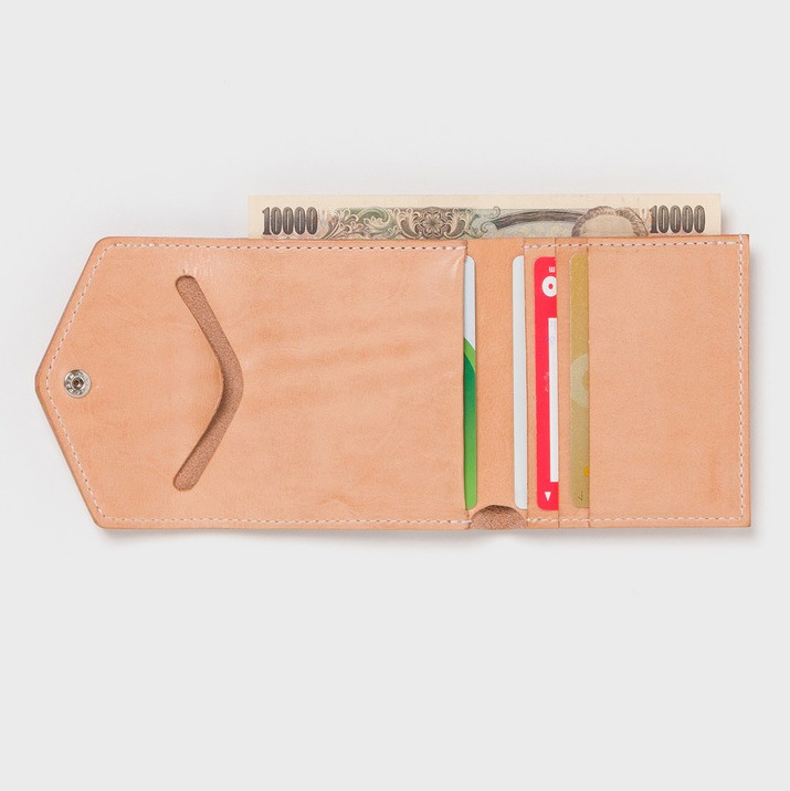 エンダースキーマ flap wallet -black-