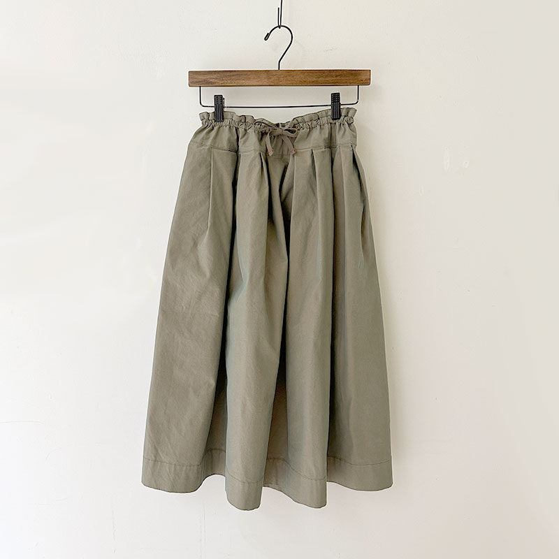 ティグルブロカンテ C/P玉虫ギャバ フィセルロングスカート