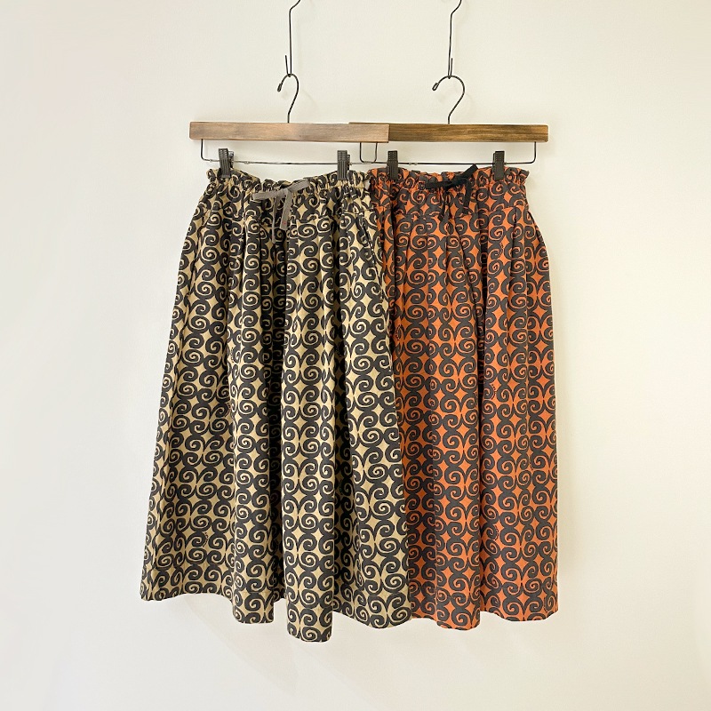 ティグルブロカンテ　刺子さスカート Tigre Brocante ティグルブロカンテ KAKEIコードポケットフィセル