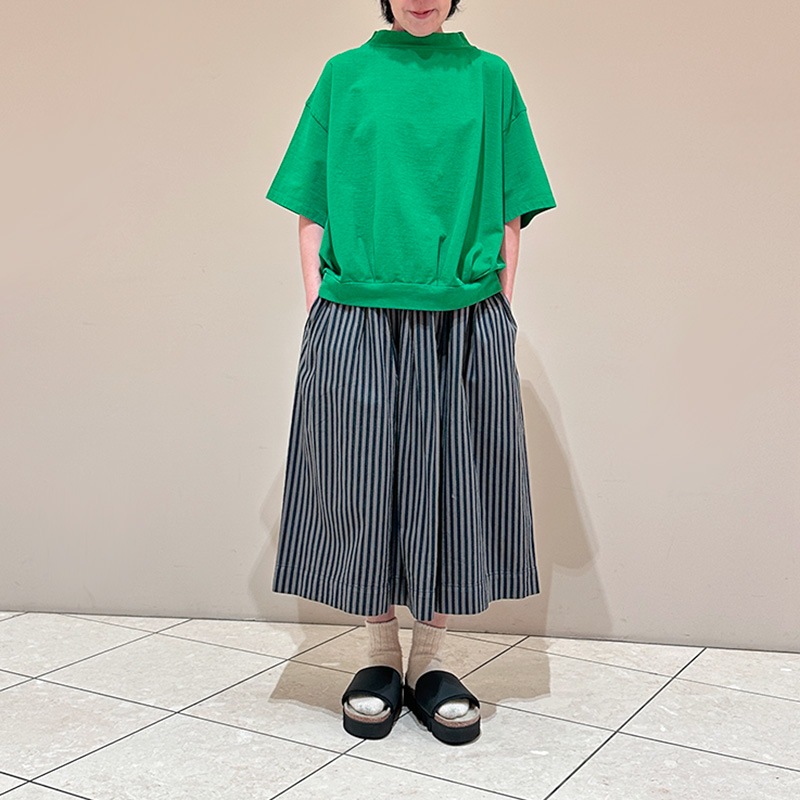 ティグルブロカンテ フェザー天竺 シェルタックTシャツ