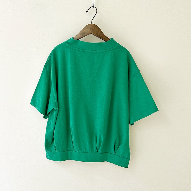 ティグルブロカンテ フェザー天竺 シェルタックTシャツ