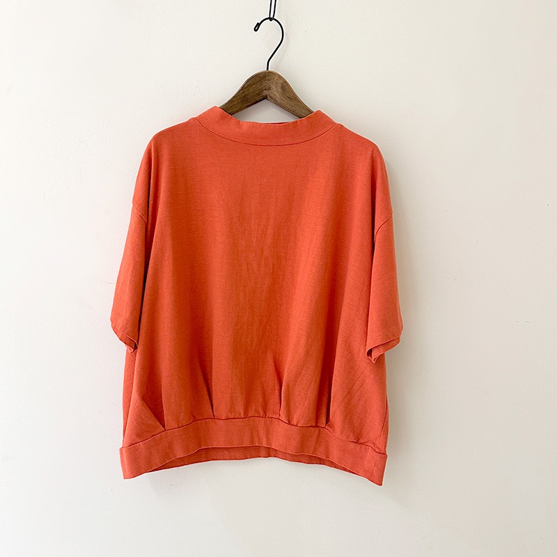 ティグルブロカンテ フェザー天竺 シェルタックTシャツ