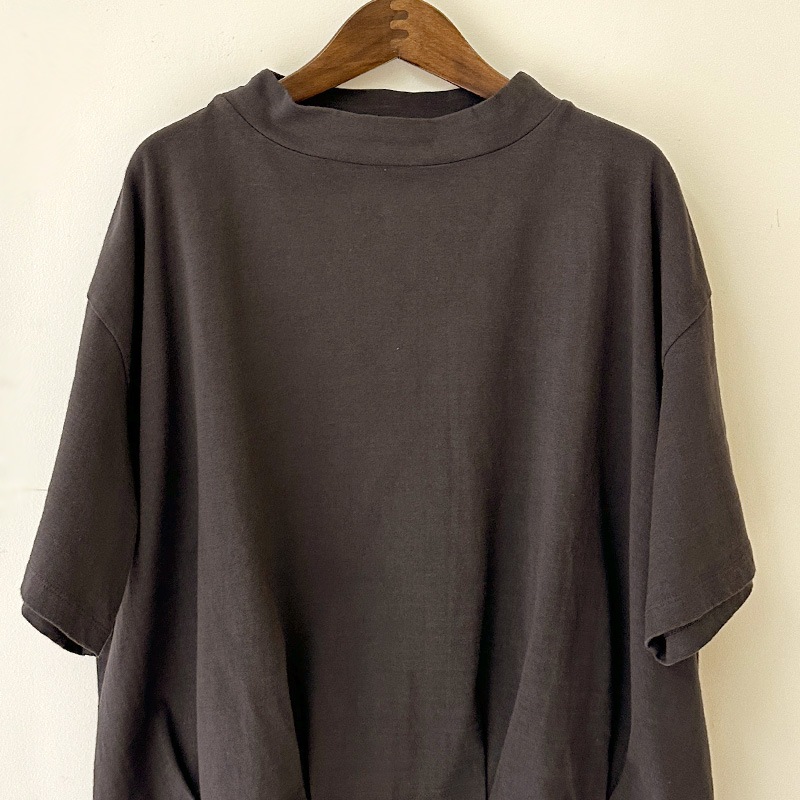 ティグルブロカンテ フェザー天竺 シェルタックTシャツ