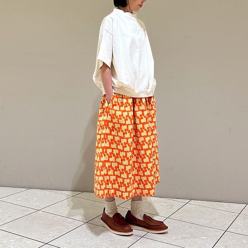 ティグルブロカンテ フェザー天竺 シェルタックTシャツ