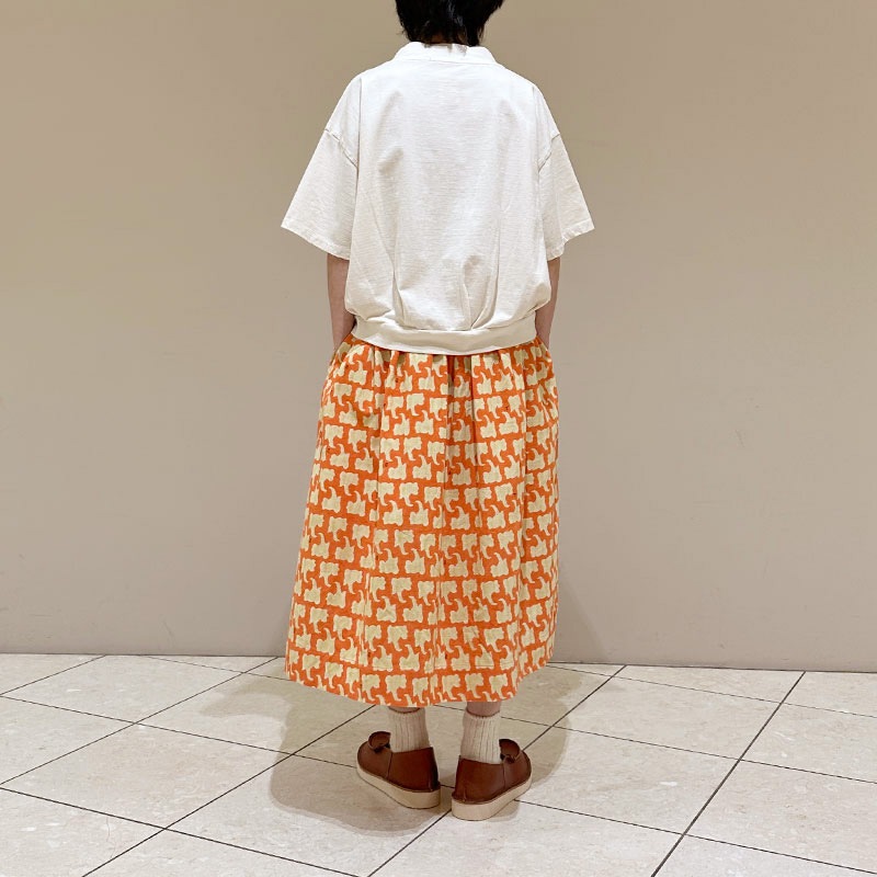 ティグルブロカンテ フェザー天竺 シェルタックTシャツ