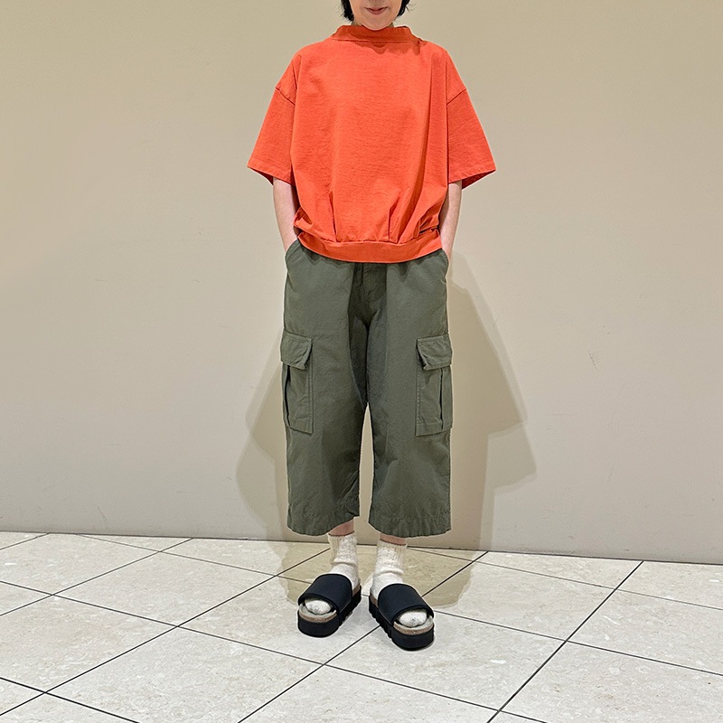 ティグルブロカンテ フェザー天竺 シェルタックTシャツ