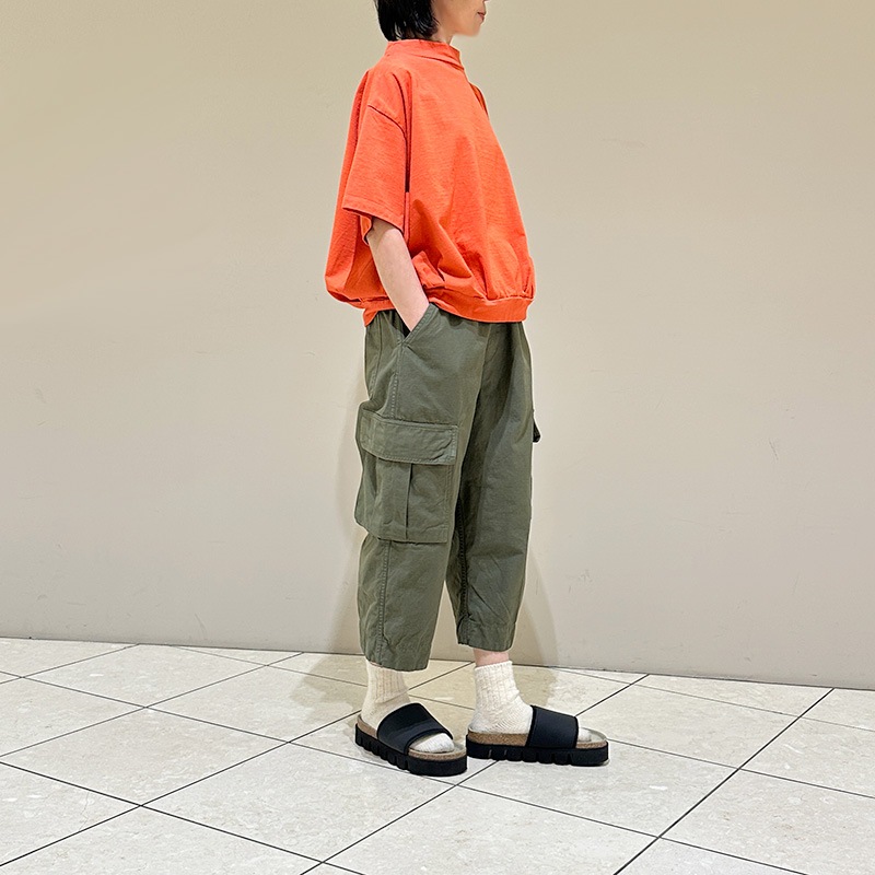 ティグルブロカンテ フェザー天竺 シェルタックTシャツ