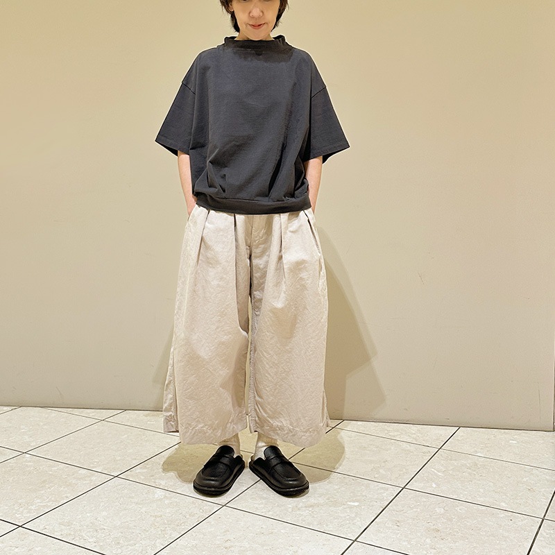 ティグルブロカンテ フェザー天竺 シェルタックTシャツ