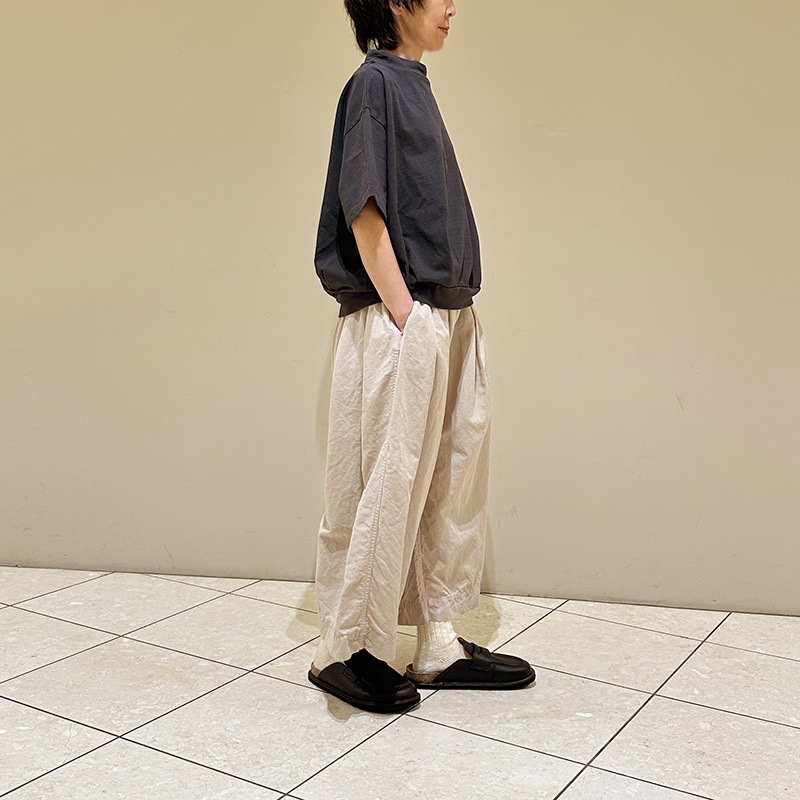 ティグルブロカンテ フェザー天竺 シェルタックTシャツ