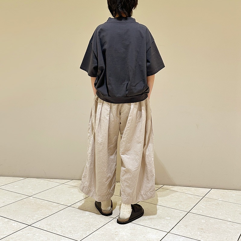 ティグルブロカンテ フェザー天竺 シェルタックTシャツ